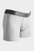 Bóxer brief-medio gris claro con cintura elástica