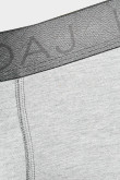 Bóxer brief-medio gris claro con cintura elástica