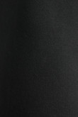 Bóxer en algodón negro brief-medio con cintura en contraste