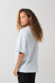 Camiseta azul clara oversize manga corta de la Pantera Rosa