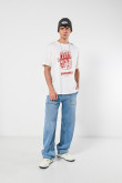 Camiseta oversize manga corta de sardinas