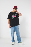 Camiseta oversize manga corta de Coca-cola