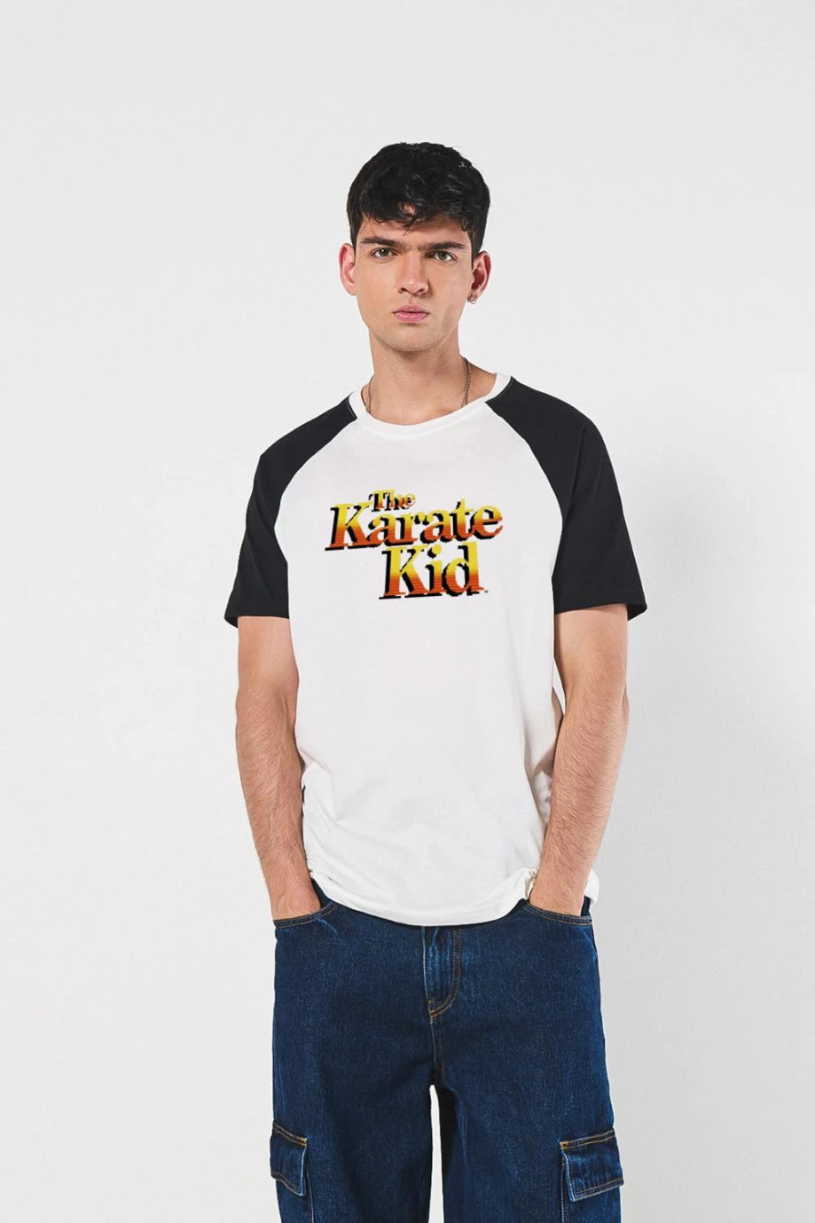 Camiseta manga corta ranglan de Karate Kid