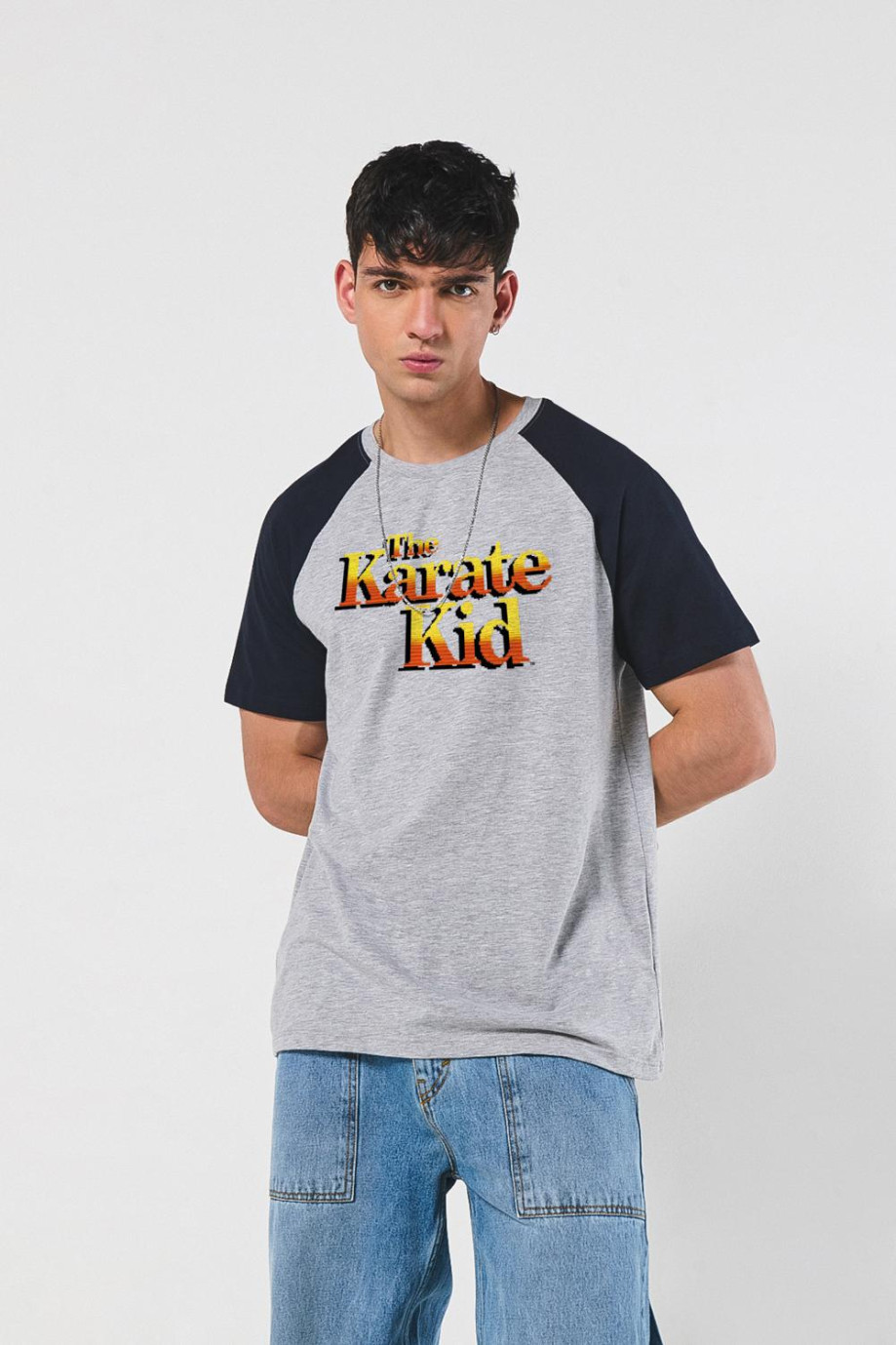 Camiseta manga corta ranglan de Karate Kid