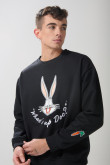 Buzo cuello redondo con estampado de Looney Tunes