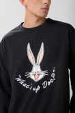 Buzo cuello redondo con estampado de Looney Tunes