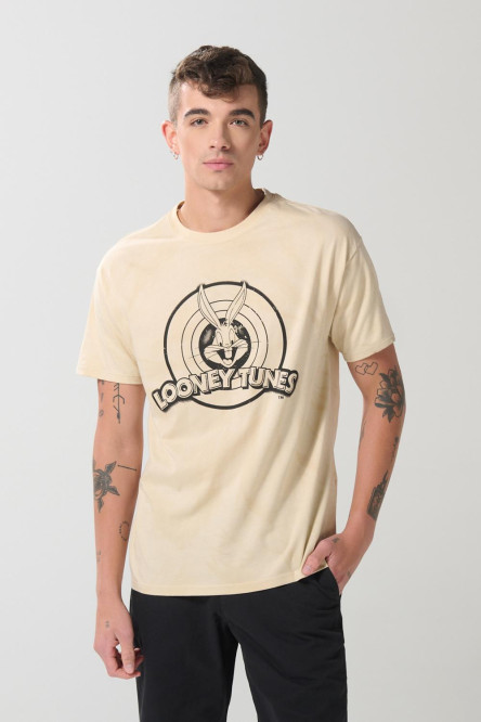 Camiseta manga corta con estampado en frente de Looney Tunes.