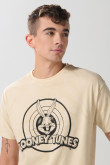 Camiseta manga corta con estampado en frente de Looney Tunes.