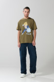 Camiseta manga corta con estampado de Dragon Ball Z.
