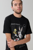 Camiseta manga corta con estampado en frente de Looney Tunes.