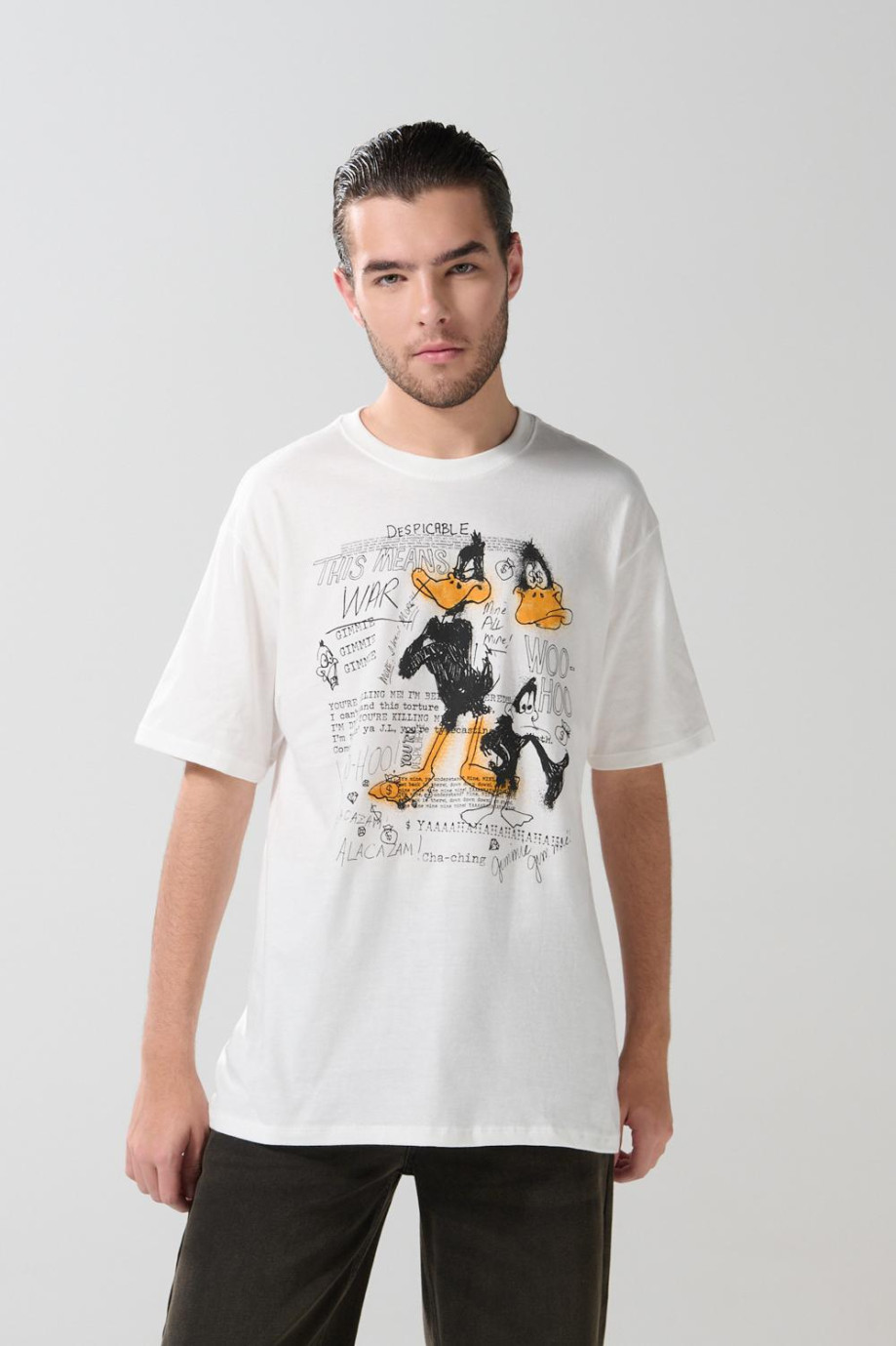 Camiseta manga corta con estampado de Looney Tunes