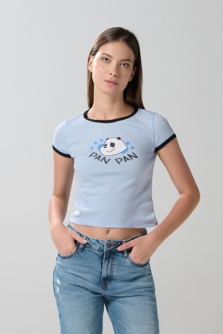 Camiseta azul clara manga corta de Osos Escandalosos