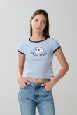 Camiseta azul clara manga corta de Osos Escandalosos