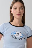 Camiseta azul clara manga corta de Osos Escandalosos
