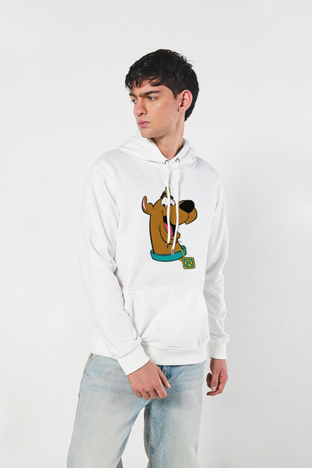 Buzo unicolor con diseño de Scooby-Doo y capota