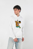 Buzo unicolor con diseño de Scooby-Doo y capota