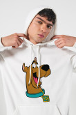 Buzo unicolor con diseño de Scooby-Doo y capota