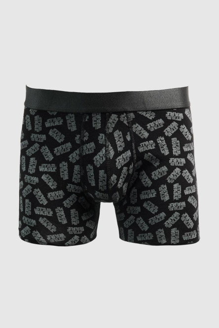 Bóxer brief-medio en algodón negro de Star Wars
