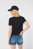 Camiseta de Los Picapiedra unicolor con manga corta
