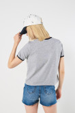 Camiseta de Los Picapiedra unicolor con manga corta