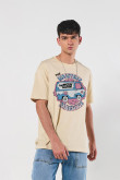 Camiseta de Scooby-Doo unicolor con cuello redondo