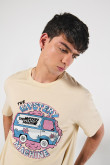 Camiseta de Scooby-Doo unicolor con cuello redondo