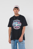 Camiseta de Scooby-Doo unicolor con cuello redondo