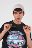 Camiseta de Scooby-Doo unicolor con cuello redondo