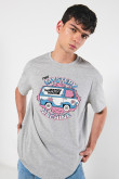 Camiseta de Scooby-Doo unicolor con cuello redondo