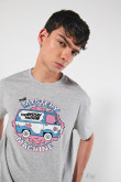 Camiseta de Scooby-Doo unicolor con cuello redondo