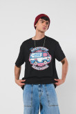 Camiseta de Scooby-Doo unicolor con cuello redondo