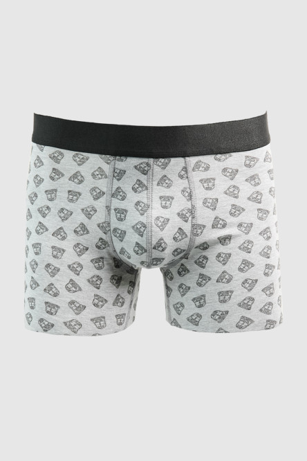 Bóxer midway brief-largo gris con diseños de Star Wars