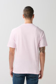 Camiseta rosada clara de Looney Tunes con manga corta