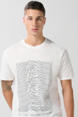 Camiseta de Joy Division crema clara manga corta