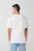 Camiseta de Joy Division crema clara manga corta