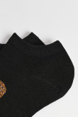 Medias unicolores tobilleras con motivos animal print