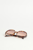 Gafas de sol de marco ovalado en color kaki, café y negro