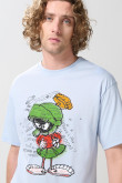 Camiseta manga corta azul clara de Looney Tunes