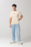 Jean tiro medio baggy azul claro con bota ancha y bolsillos