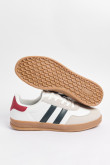 Tenis unicolores casuales con suelas planas gruesas
