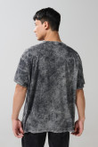 Camiseta oversize unicolor manga corta tie dye de Green Day