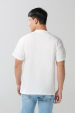 Camiseta manga corta unicolor para hombre.