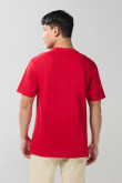 Camiseta bodysize manga corta unicolor para hombre