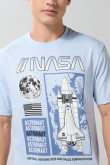 Camiseta manga corta con estampado de NASA