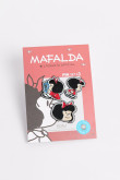 Set X 3 de pines Mafalda.