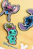 Set de pines unicolores X3 metálicos de Lilo & Stitch