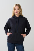 Buzo capota femenino oversize unicolor