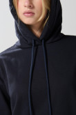 Buzo capota femenino oversize unicolor
