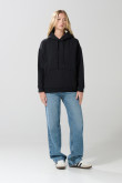 Buzo capota femenino oversize unicolor