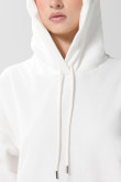 Buzo capota femenino oversize unicolor
